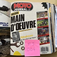MOTO JOURNAL  814 Essai Test HONDA GL 650 D Silver Wing CX YAMAHA YZ BMW R100 RT