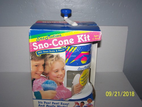 Vintage sno motion sno-cone