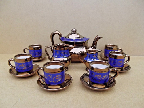 Service café faience dit - service, à