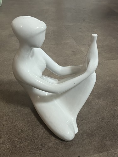 Figurine porcelaine blanche - en,