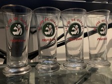 RARE LOT 4 SUPERBES VERRES FRUIDAM ANCIENS JUS DE FRUITS VINTAGE ⭐️