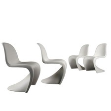 Chaises Vitra Panton Chair Design Verner Panton Années 80-90 Originales