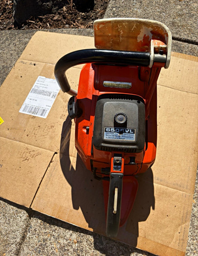 Echo 650 evl chainsaw runs - echo,