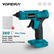 Pistolet à colle sans fil avec 11mm bâtons pour batterie Makita 18V (sans pile)