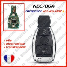 Clé Vierge Electronique compatible  Mercedes Benz NEC BGA  2001-2015 / 2 boutons