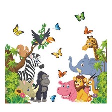 Jungle Animaux Autocollant