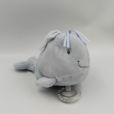 Doudou musical baleine bleu