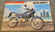 Notice Commerciale HONDA NX 250 - Non Daté - Bel Etat.