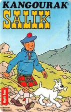 AUTOCOLLANT HERGE TINTIN KANGOURAK SALIK n3