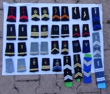 petite collection d'épaulettes militaire françaises