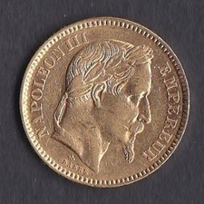 Francs napoleon iii 1862 - 20,