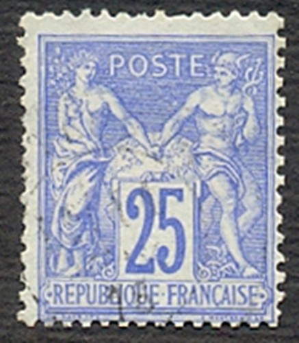 Timbre oblitere type - oblitere,