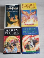 Lot 4 livre Harry Potter import en anglais espagnol 