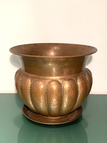 Vase cuivre battu la - vase, à