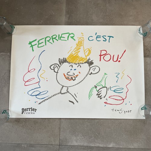 Affiche originale perrier par - perrier,