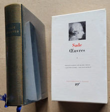 Oeuvres T 1 SADE Bibliothèque