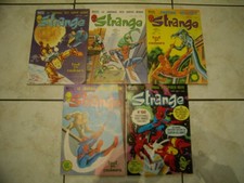 LOT DE 5 STRANGE DU N° 96 au N° 100 . 98 POSTER ATTACHÉ . LUG . BON ÉTAT GÉNÉRAL