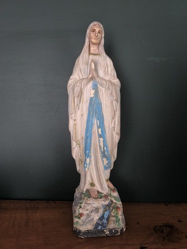 Ancienne statue vierge marie - ancienne,