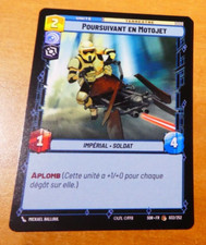 STAR WARS UNLIMITED CARD GAME TCG CARTE POURSUIVANT EN MOTOJET 032/252 SOR.FR M