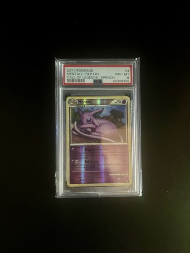 Carte pokémon mentali - carte, reverse