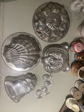 Moule A Gâteau Tournesol, Tigre, Coquillage, Cloche, 4 moules à Madeleines