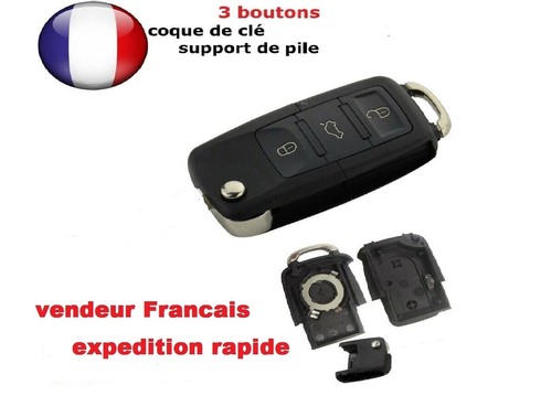 Coque clé volkswagen bouton - clé, 3
