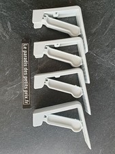 pince nappe blanche ,4 pinces nappe ,ouverture maxi de 5 cm, fixation nappe