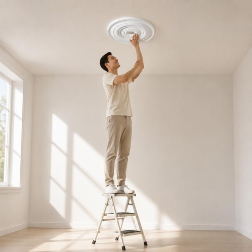 Rosace plafond usage - plafond,