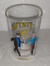 1 VERRE " LES AVENTURES DE TINTIN "  VERRE MOUTARDE AMORA 2011