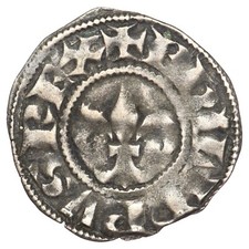 France Philippe IV Le Bel Toulousain n.d Dy.220 Toulouse argent royale française