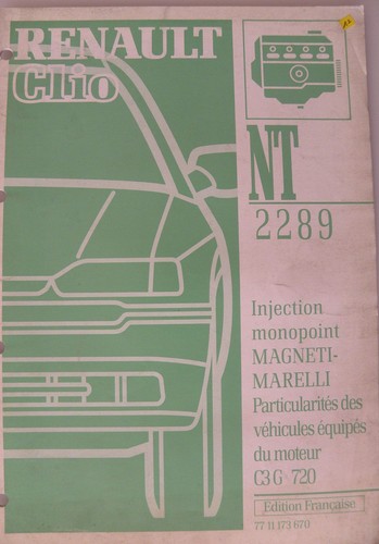 Manuel atelier renault clio - manuel,