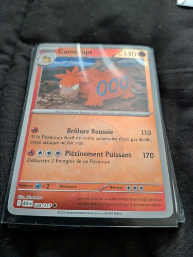 Carte pokémon camerupt - carte,