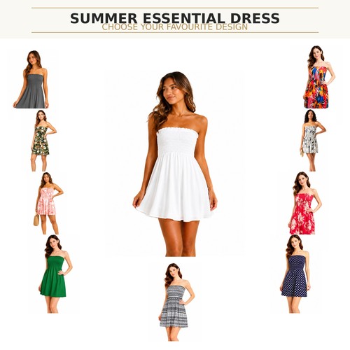 Robe top imprimée - robe, sans