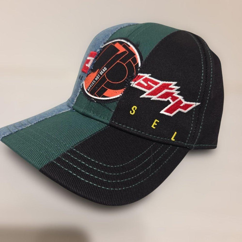Casquette patchwork
