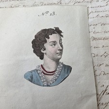 Gravure Ancienne Portrait