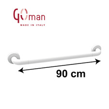 Barre de soutien Goman linéaire 90 cm aide pour les handicapés en acier
