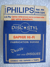 Saphir Hi-Fi, réf PH 306/224 adaptable à PHILIPS. Fabrication Suisse