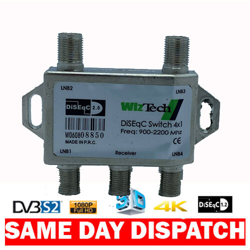 4x1 diseqc interrupteur - diseqc,