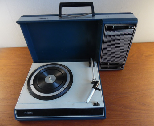 Valise tourne disque philips - tourne,
