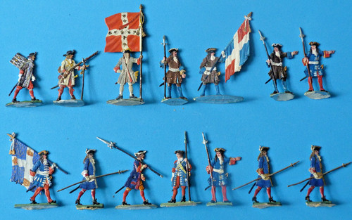 Plats étain zinnfiguren - d'étain,