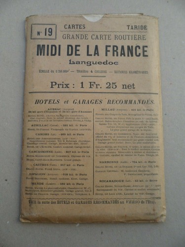 Grande carte routière taride - grande,