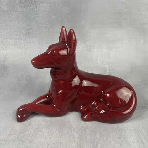 Statuette chien faïence - de,
