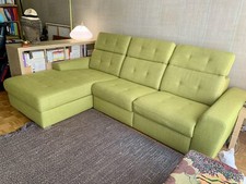 Canapé D’angle 3/4 + Méridienne à droite, Coffre Rangement, Place Relax