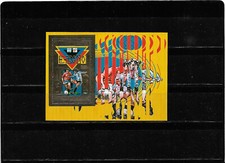 CENTROAFRICA 1982, HOJA BLOQUE ORO MUNDIAL 82-ARGENTINA 78.   MNH.