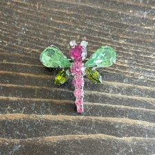Broche Libellule Strass Agatha