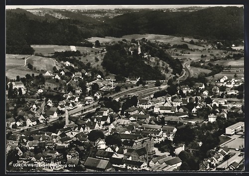 Lorch württ vue aérienne - lorch/württ.,,