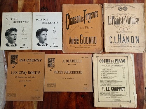 Lot partitions de musique - lot,