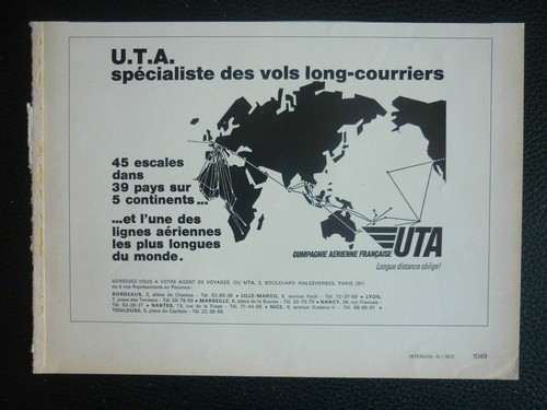 1972 pub compagnie aerienne - 2/1972,