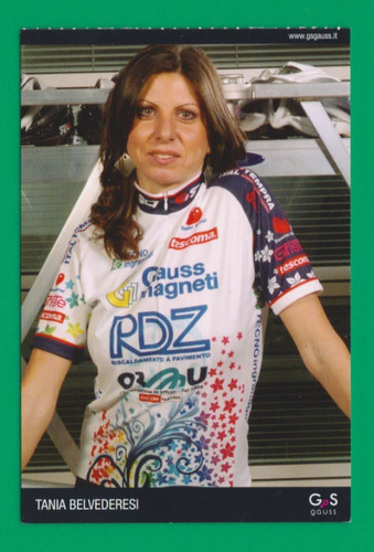 Cyclisme carte cycliste tania - cyclisme,