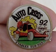 BEAU PIN'S VOITURE BUGGY AUTO CROSS ETABLE SUR MER 92 DESSIN FOURNIER